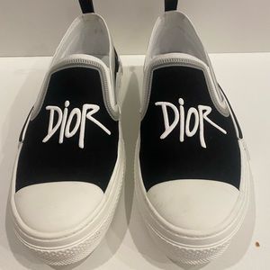 100% Authentic Christian Dior Mens slip on sneakers